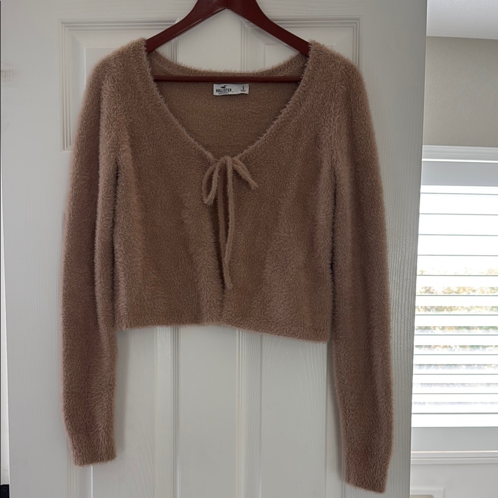 Hollister tie front cardigan